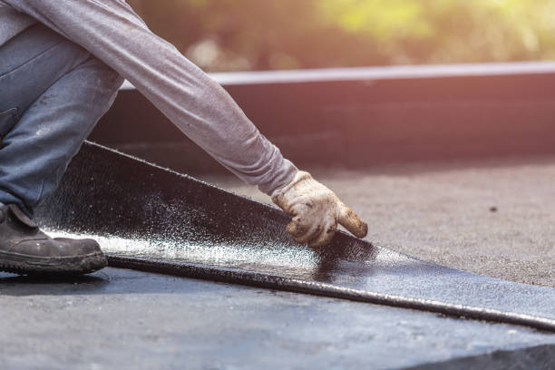 Professional Emergency Waterproofing technician working in Frankenmuth, MI